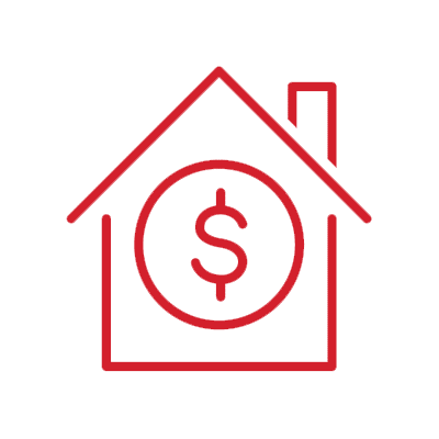 icon house red icon house red