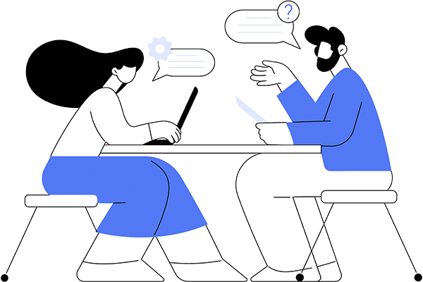 Cartoon interview
