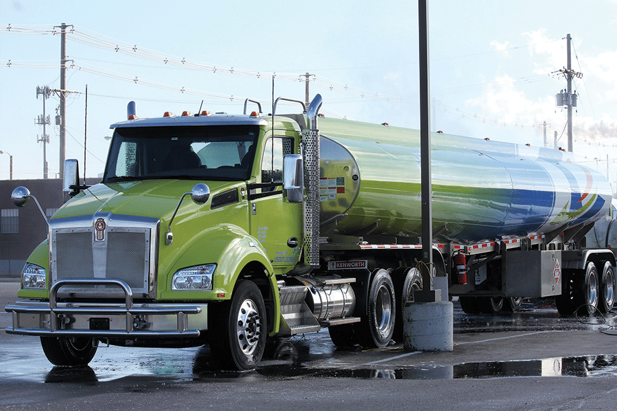 green truck
